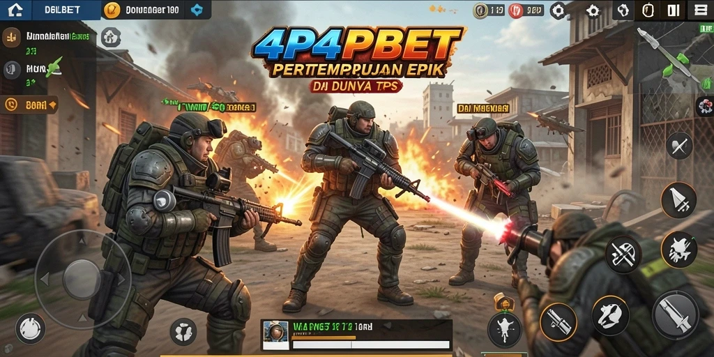 Tangkapan layar dari gameplay intens di 4P4PBET.