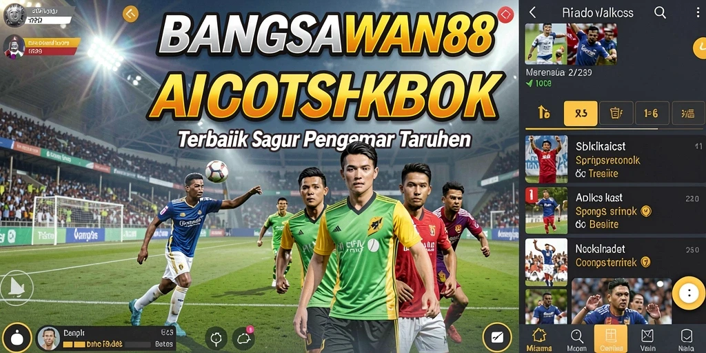Tampilan gameplay menarik di aplikasi Sportsbook BANGSAWAN88.