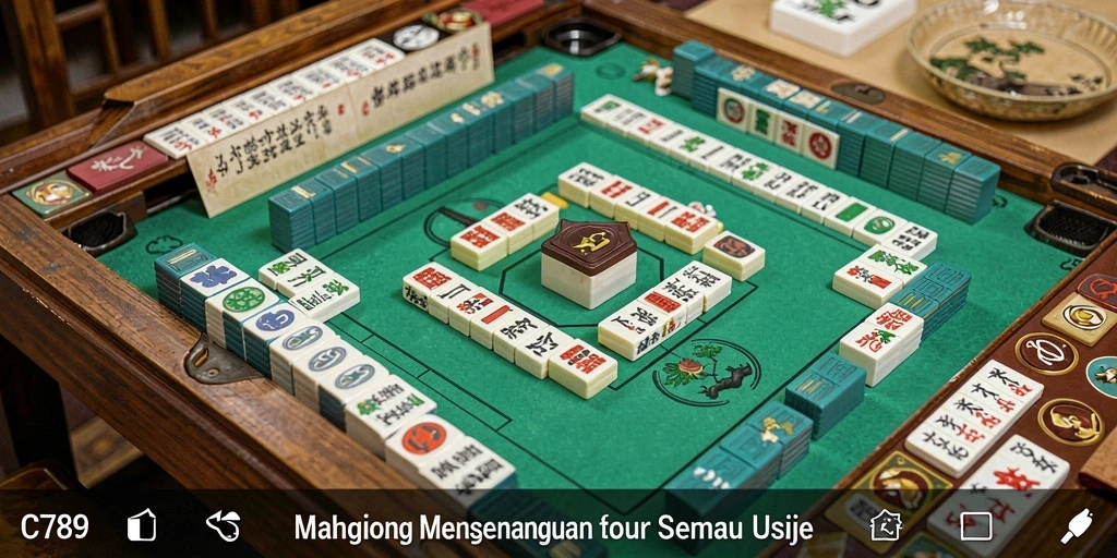 Screenshot C789 menampilkan gameplay Mahjong yang menarik dan menantang.