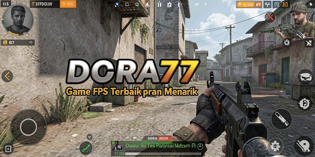 Tangkapan layar DORA77 menampilkan aksi tembak-menembak yang mendebarkan.