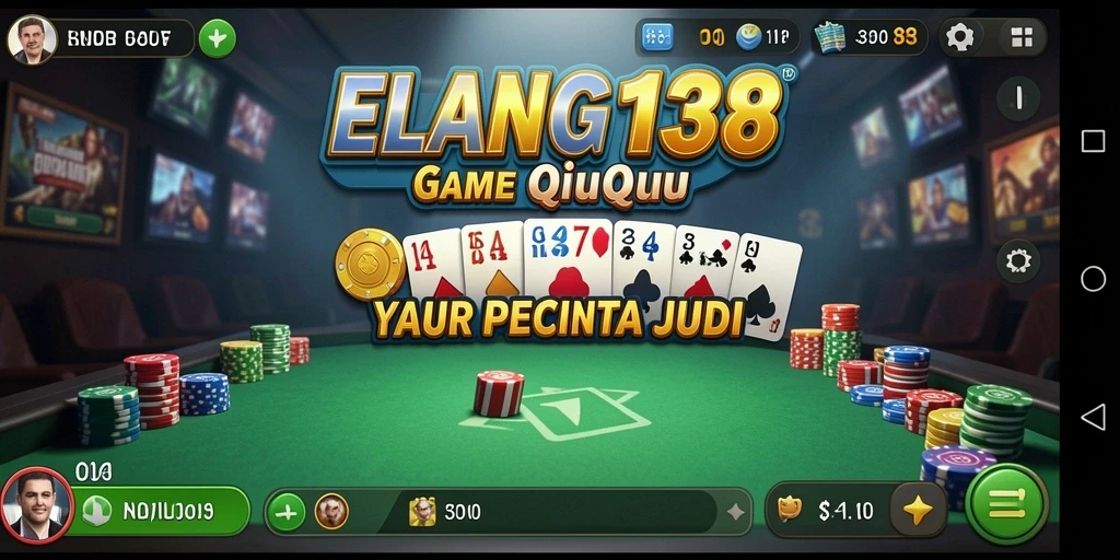Tampilan gameplay QiuQiu yang seru dan interaktif.