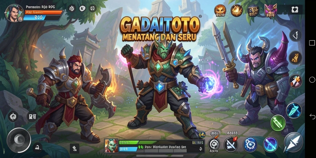 Tampilan gameplay RPG menarik di GADAITOTO.