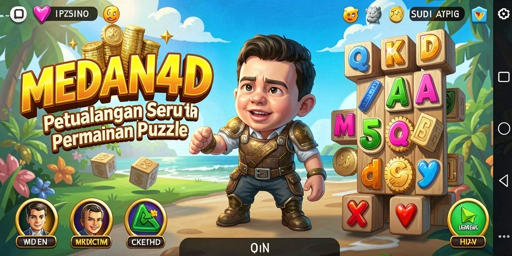 Tangkapan layar gameplay <strong>MEDAN4D</strong> yang menampilkan teka-teki seru.