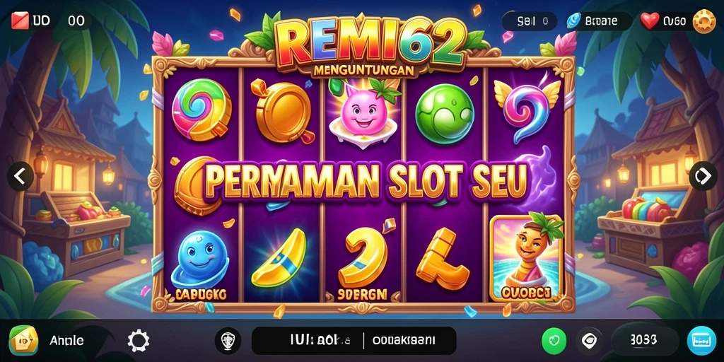 Screenshot REMI62 menampilkan aksi seru permainan Slot yang mengasyikkan.