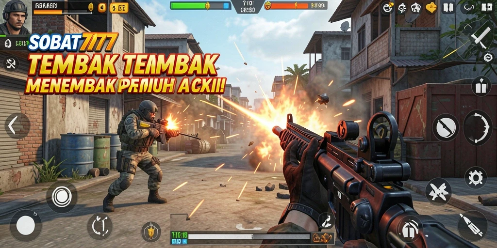 Tampilan gameplay <strong>SOBAT777</strong> saat beraksi di medan perang.