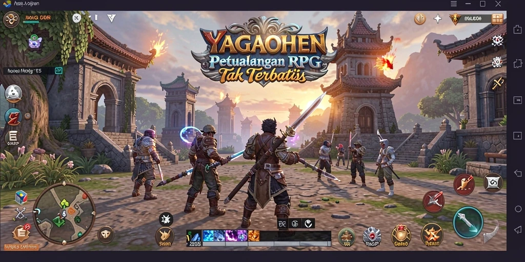 Tampilan gameplay seru dan menarik dari YAGAOHEN.