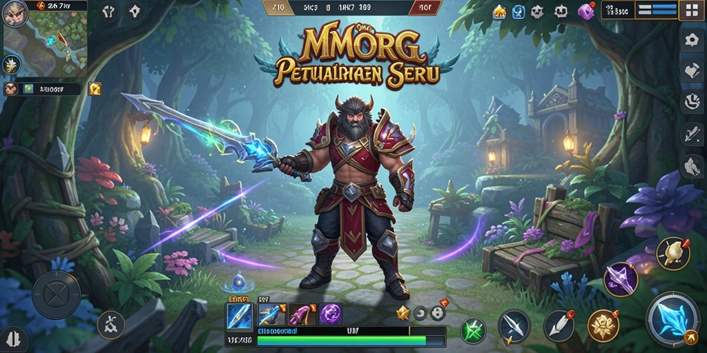 Tampilan gameplay menarik ZK7 dengan aksi seru di dunia MMORPG.